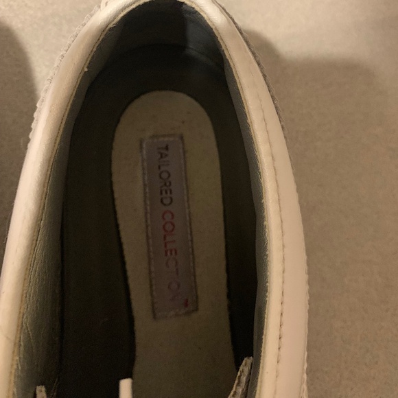 Foot Joy Tailored Collection White/Silver Golf Shoes sz 8.5 M - Picture 4 of 8